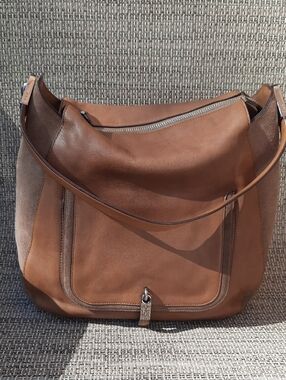 Ralph Lauren Brown Leather Shoulder Bag